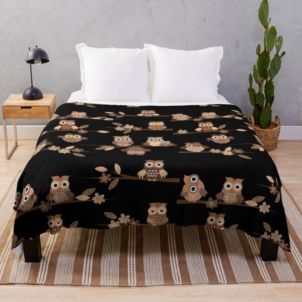 Item preview, Cute brown cartoon owls designed and sold by SweetPea49.
