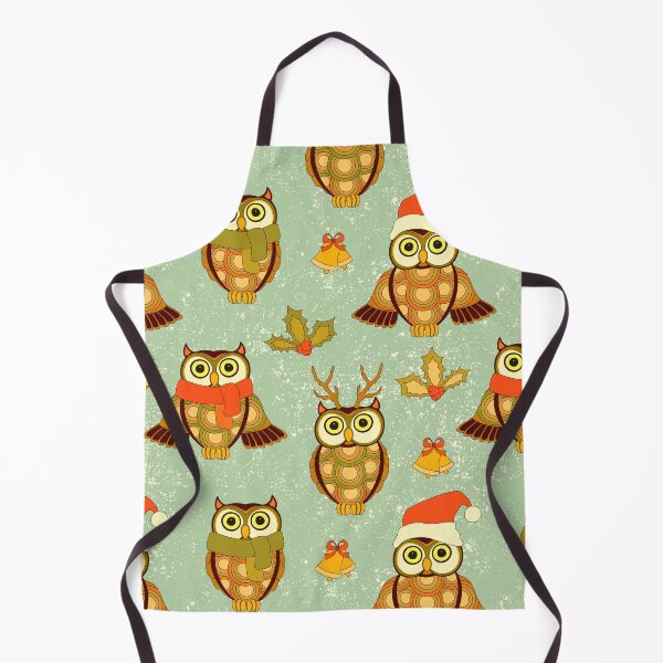 Item preview, Cute owl christmas seamless designed and sold by SweetPea49.