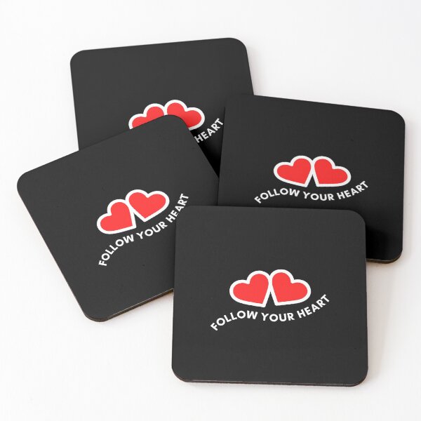 Item preview, Follow Your Heart Inspirational Quotes designed and sold by ExploreTheStore.