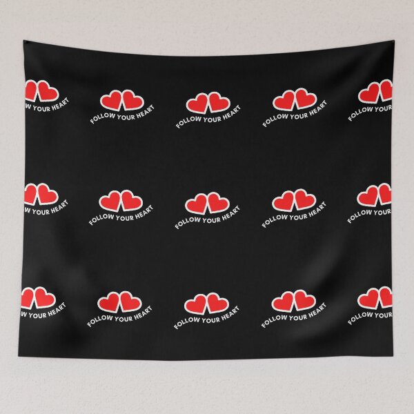 Item preview, Follow Your Heart Inspirational Quotes designed and sold by ExploreTheStore.