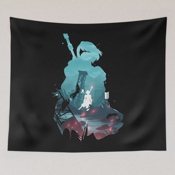 Item preview, Yorha silhouette Classic T-Shirt.png designed and sold by Hollllen.