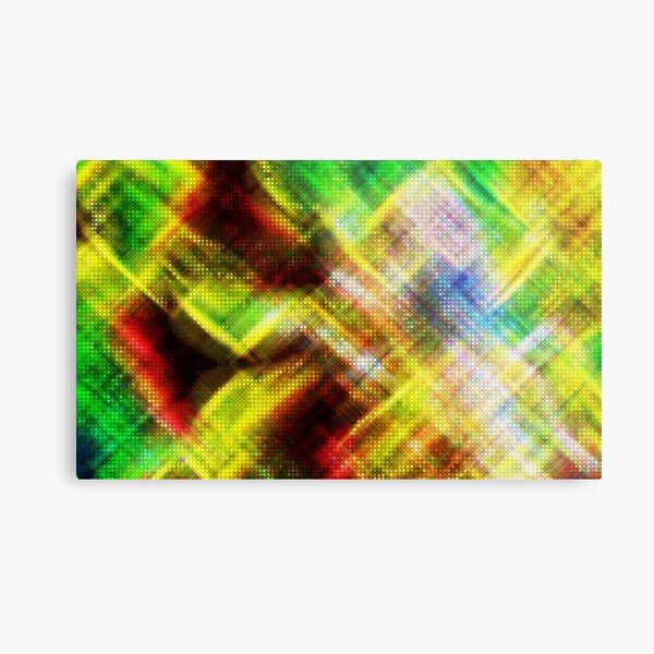 Light Points Metal Print