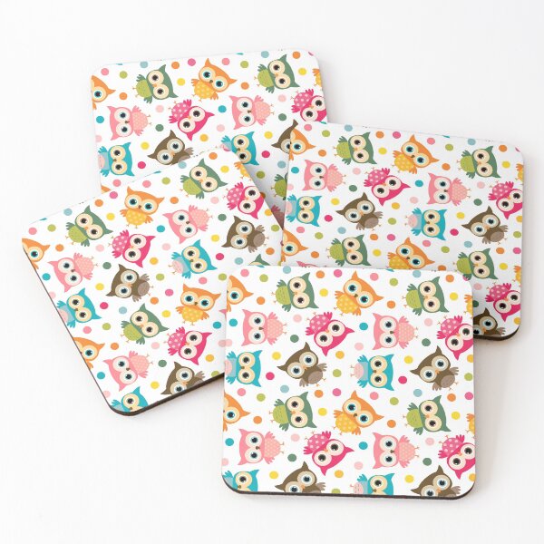 Item preview, Cute colorful owl bird designed and sold by SweetTea4U.