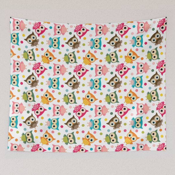 Item preview, Cute colorful owl bird designed and sold by SweetTea4U.