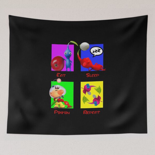 Item preview, Eat sleep pikmin repeat designed and sold by Gorbunovavladis.