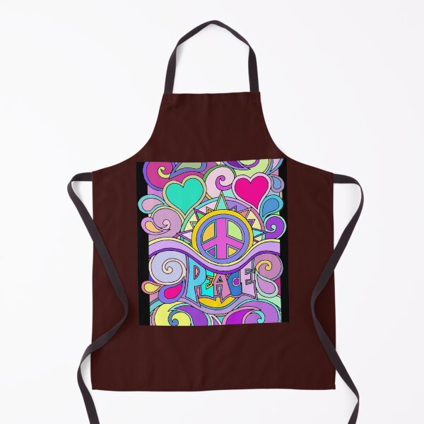 Artikelvorschau, Ärmelloses Top mit psychedelischer Hippie-Retro-Friedenskunst entworfen und verkauft von Herachf.