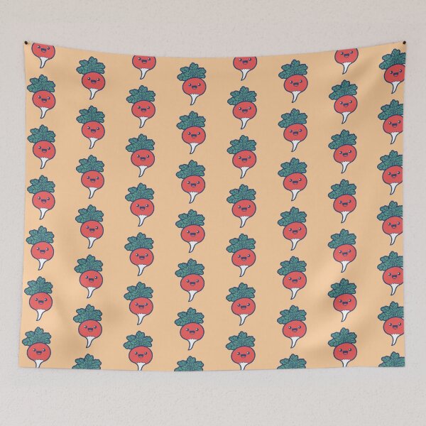 Item preview, Happy smiling radish designed and sold by boozkova-vorona.