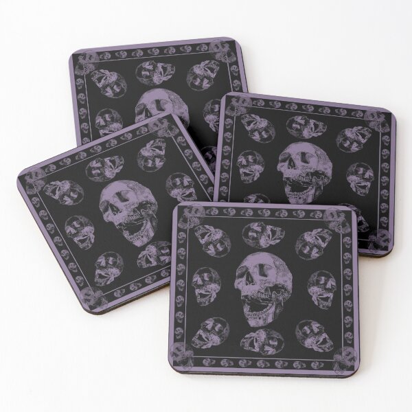 Item preview, Skull black & Very Peri Purple colour of 2022 designed and sold by SueKnox.