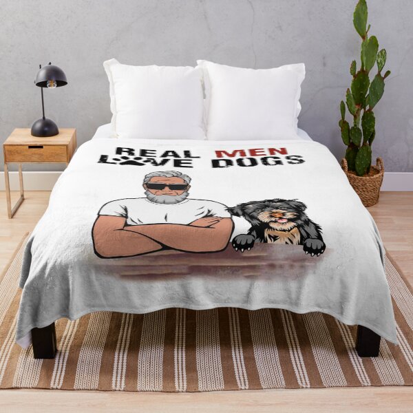 Item preview, Real Men Loves Dogs Dog Dad designed and sold by KidGiftChoice.