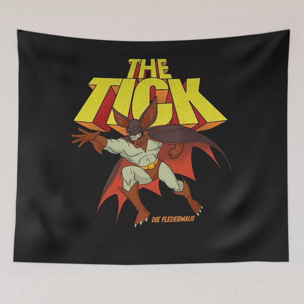 Item preview, "The Tick" Superhero Parody "Die Fledermaus" Character with Logotype, 1994 TV se.png designed and sold by Hollllen.