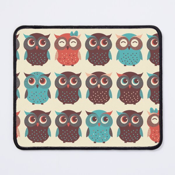 Item preview, Cute colorful baby owls designed and sold by SweetTea4U.