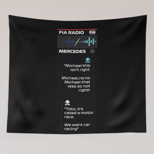 Item preview, Team Radio Mercedes FIA Toto Michael Classic designed and sold by TracyRape.