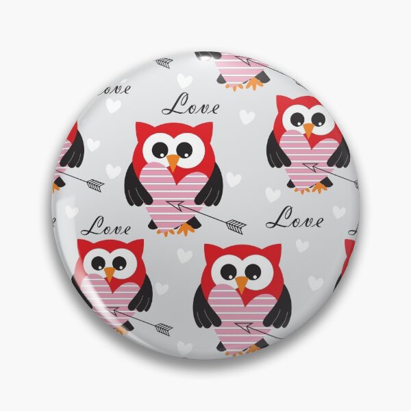Item preview, Cute owl valentine heart designed and sold by SweetTea4U.
