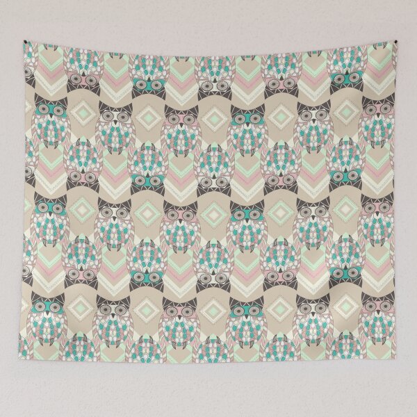 Item preview, Native American Cute Owl designed and sold by SweetTea4U.