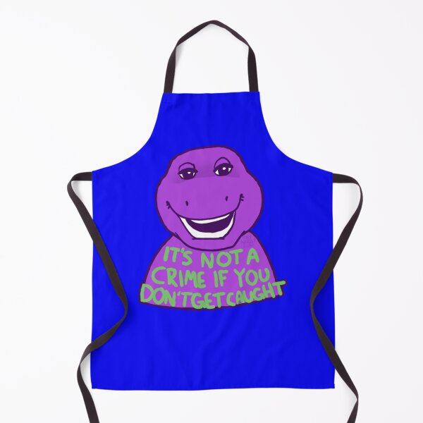 Item preview, its not a crime if you dont get caught- barnbey dinosaur Sticker designed and sold by KerstinSamson.