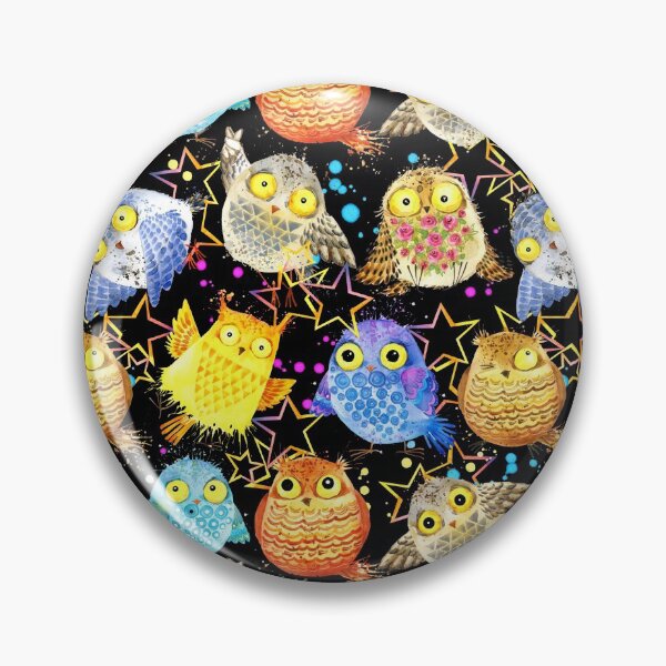 Item preview, Cute owl watercolor art designed and sold by SweetTea4U.