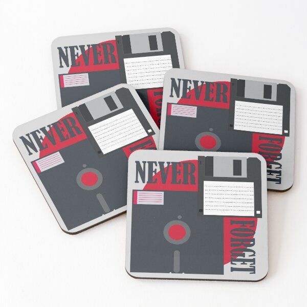 Item preview, Floppy and diskette never forget drawing designed and sold by Blondiabshop.