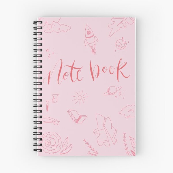 Item preview, cute doodles notebook designed and sold by chamomile-cafe.