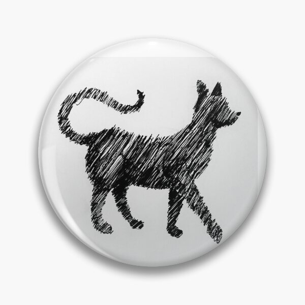 Item preview, Cat Scribble Outline Drawing designed and sold by Shawn Carroll.