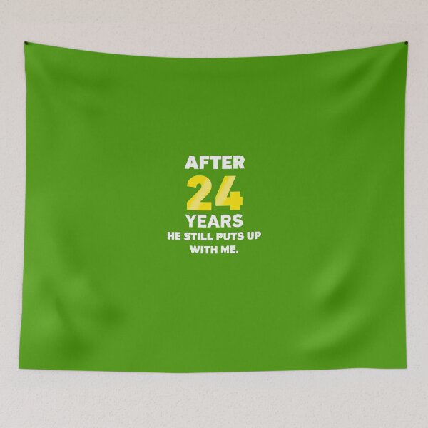 Item preview, After 24 Years He Still Puts Up With Me. designed and sold by AlwaysAwesome.