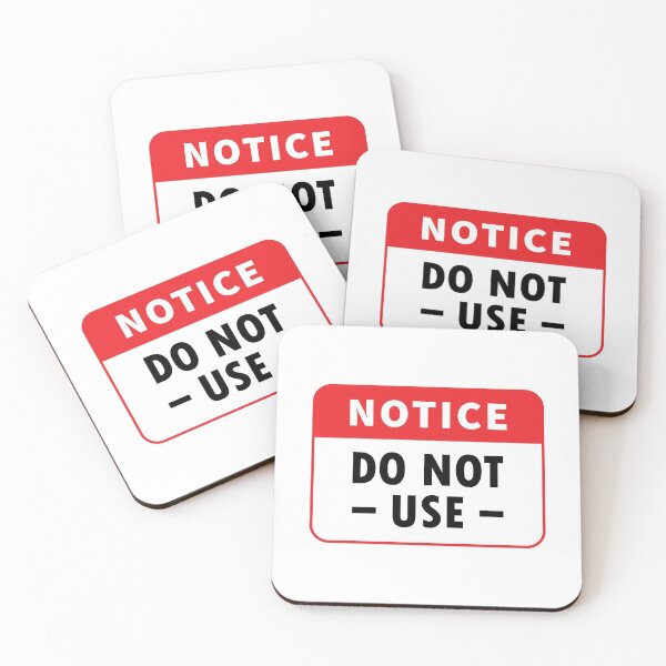 Item preview, Notice Do Not Use Sign Design for Store, Shop, Cafe, Office, Restaurants designed and sold by tecoprint.