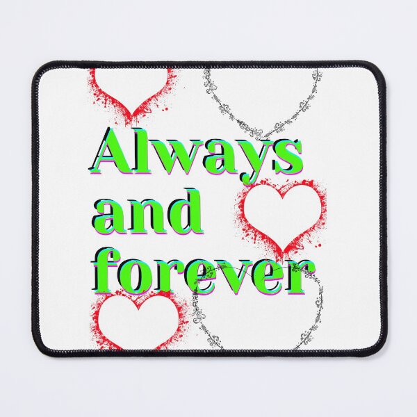 Item preview, always and forever.heart designed and sold by Shopster381.