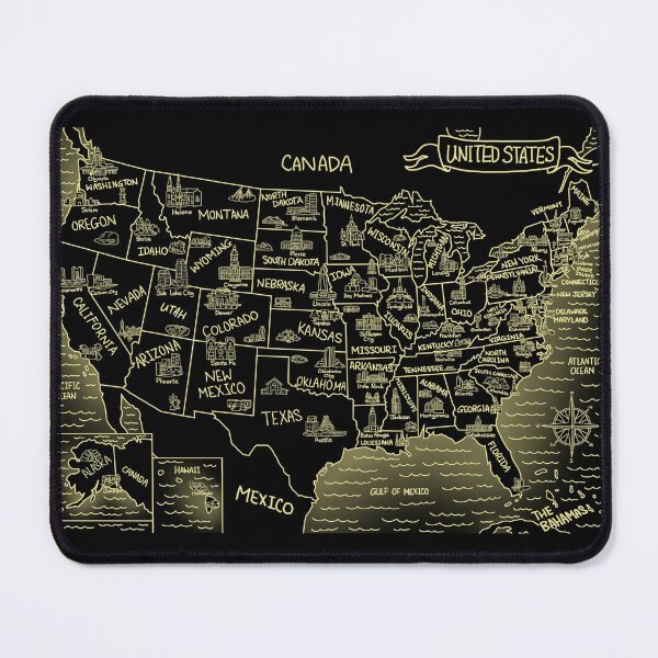 Item preview, Fluorescent Glowing Map of the United States designed and sold by Sheridan T.