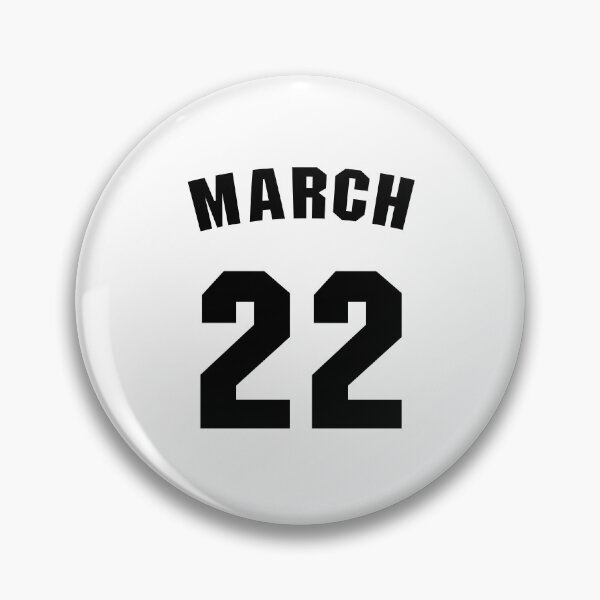 Item preview, Date of birth  22 March birthday gift sport design designed and sold by Panya-Design.