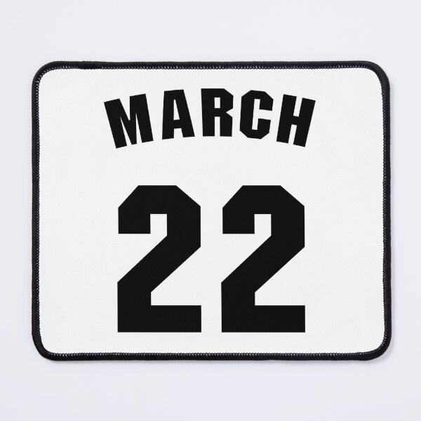 Item preview, Date of birth  22 March birthday gift sport design designed and sold by Panya-Design.