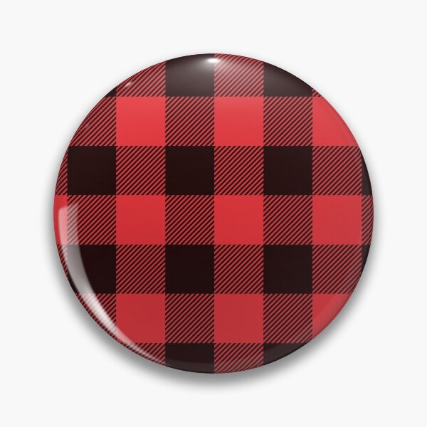 Item preview, Scottish Tartan Buffalo Plaid Black Red designed and sold by DeYoungFashion.