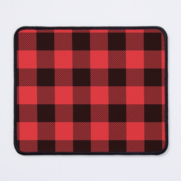 Item preview, Scottish Tartan Buffalo Plaid Black Red designed and sold by DeYoungFashion.
