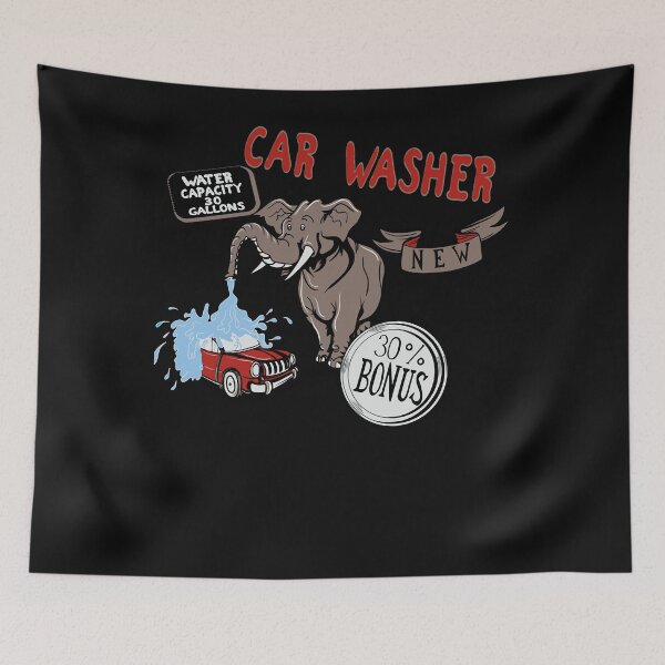Item preview, Car Washer Classic T-Shirt.png designed and sold by JoshWoodward.