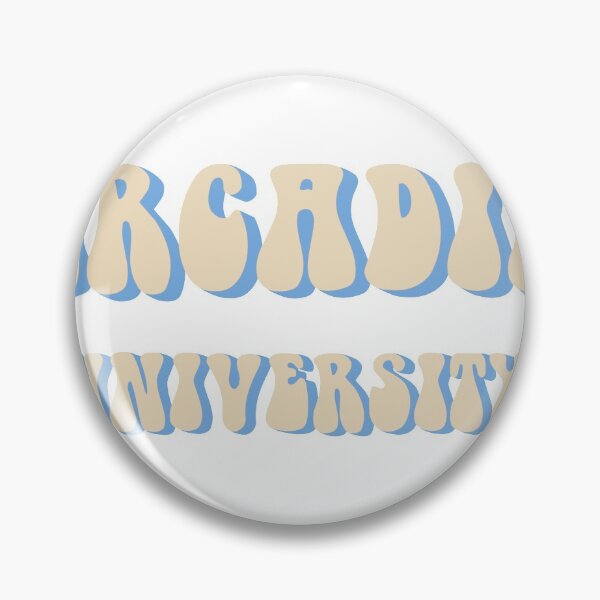 Item preview, Arcadia University - Groovy Blue and Cream Font designed and sold by gigiscott.