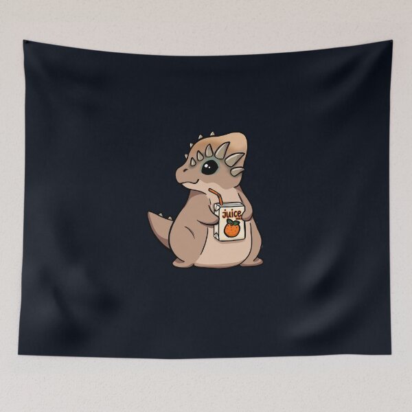 Item preview, Juice drinking Pachycephalosaurus Sticker designed and sold by DennisNicol.