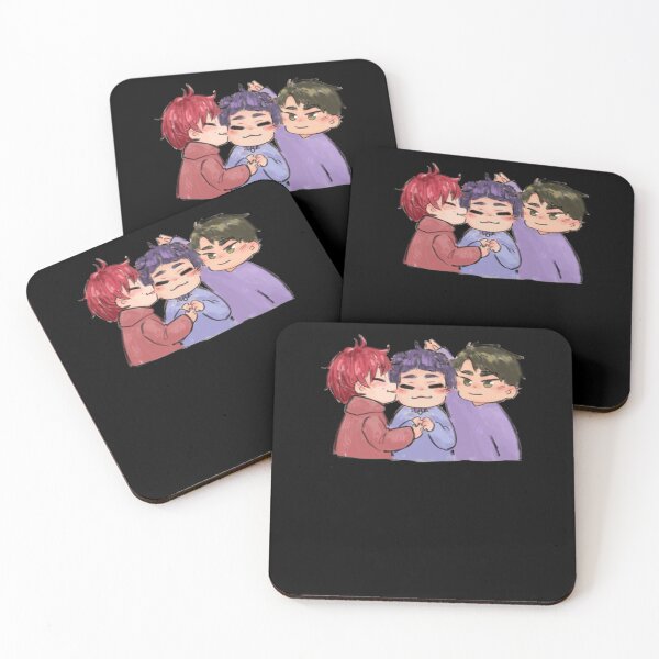 Item preview, Catboy Goshiki Tsutomu with Tendou Satori and Ushijima Wakatoshi Classic designed and sold by TracyRape.