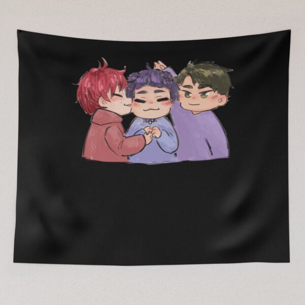 Item preview, Catboy Goshiki Tsutomu with Tendou Satori and Ushijima Wakatoshi Classic designed and sold by TracyRape.