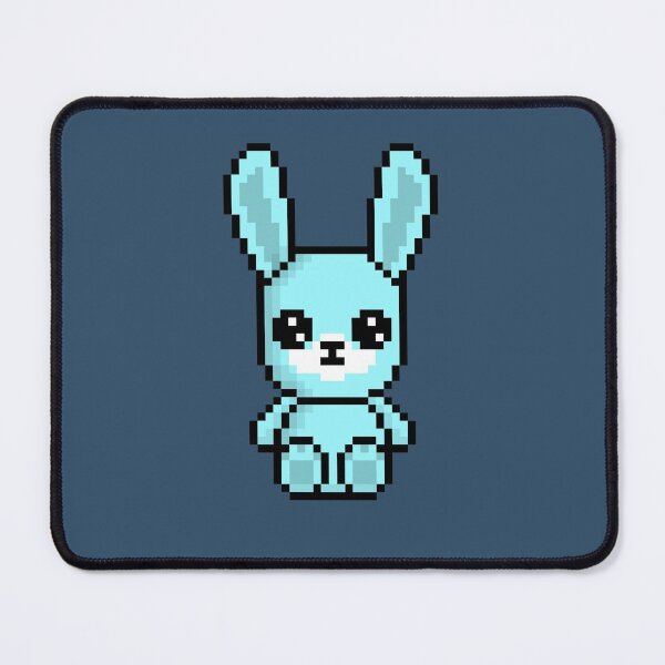 Item preview, Cute Blue Rabbit (Chibi Pixel Animal Character) designed and sold by Pixe11y.