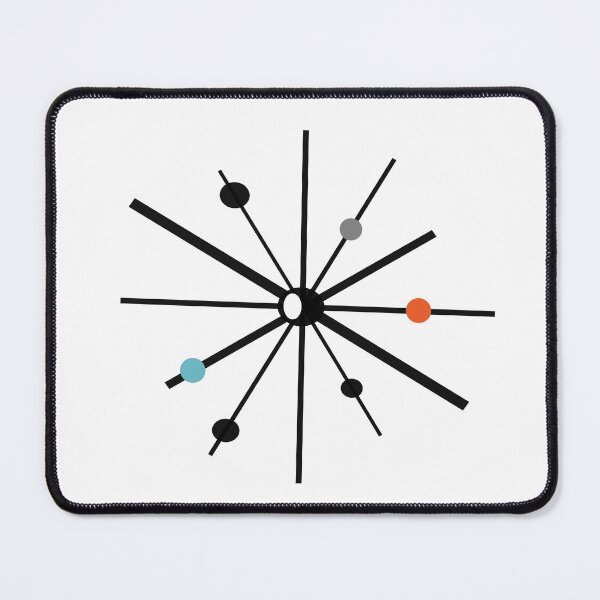 Item preview, Retro Space Orb Atomic Age Art Print designed and sold by RetroTrend.