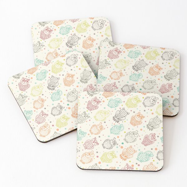 Item preview, Hand drawn various amusing owls designed and sold by LittleShop79.