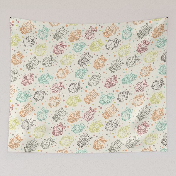 Item preview, Hand drawn various amusing owls designed and sold by LittleShop79.