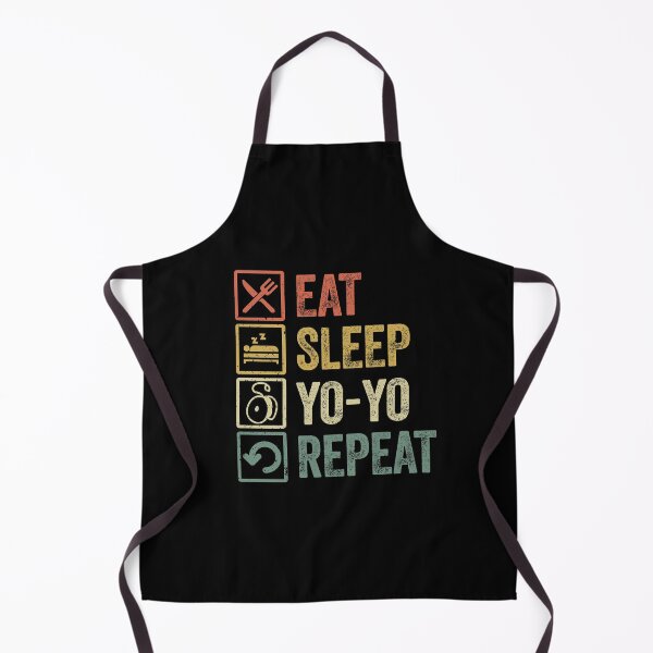 Item preview, Funny eat sleep yo yo repeat retro vintage gift designed and sold by HN-ART.