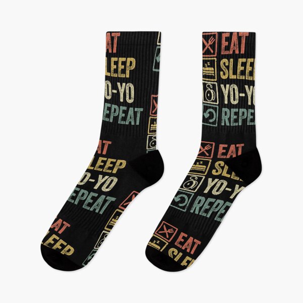 Item preview, Funny eat sleep yo yo repeat retro vintage gift designed and sold by HN-ART.