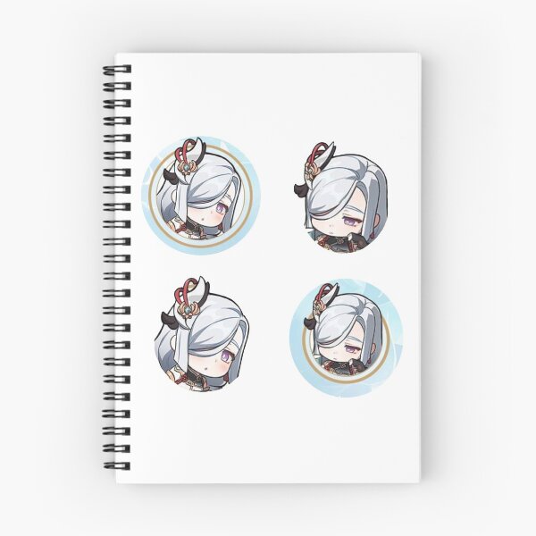 Item preview, Genshin Impact Chibi Shenhe Sticker Pack designed and sold by trevitea.