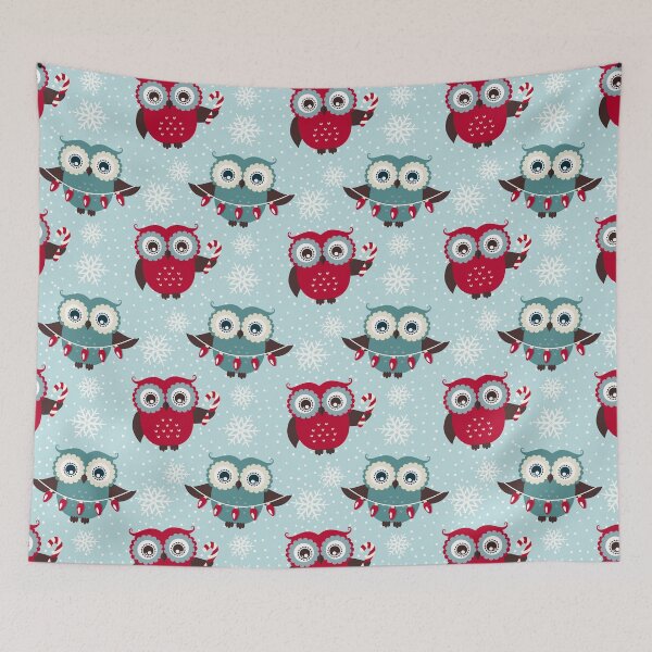 Item preview, Merry Christmas Owls designed and sold by LittleShop79.