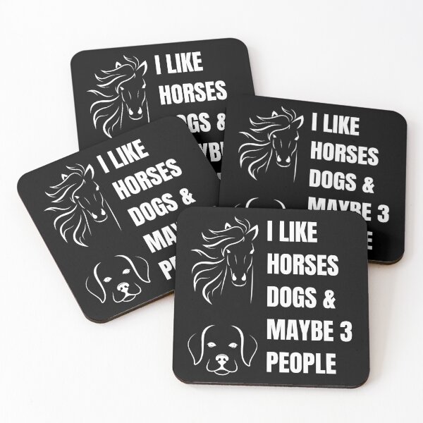 Item preview, I Like Horses Dogs and Maybe 3 People designed and sold by abbadii.