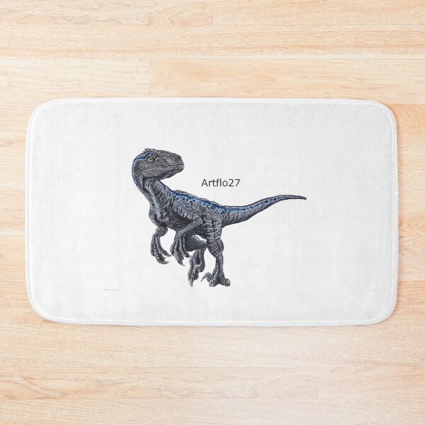 Item preview, Velociraptor white background designed and sold by Artflo27.