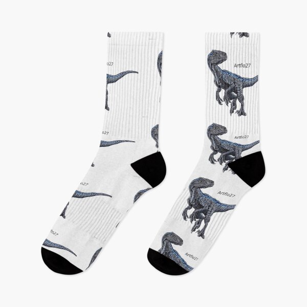 Item preview, Velociraptor white background designed and sold by Artflo27.