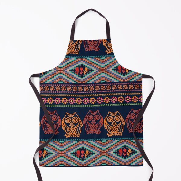 Item preview, Bohemian owl pattern designed and sold by LittleShop79.