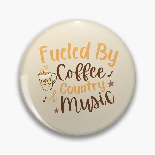Item preview, fueled by coffee and country music designed and sold by art-and-sticker.