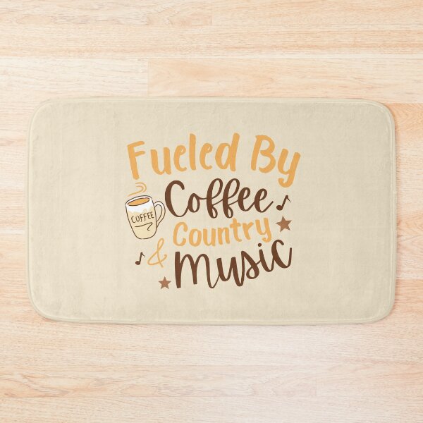Item preview, fueled by coffee and country music designed and sold by art-and-sticker.